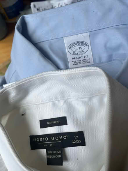 Photo of free 2 men’s dress shirts (Civic Center, SF) #1
