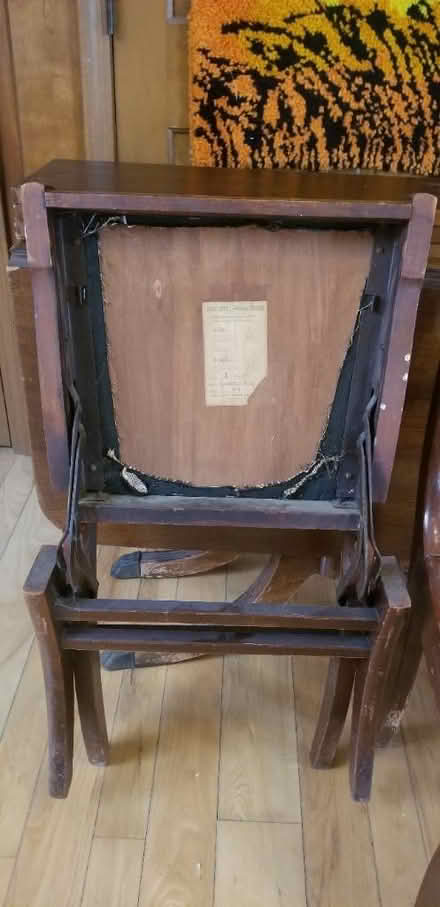 Photo of free Antique Dining room drop leaf table (Ashland and River Street) #2