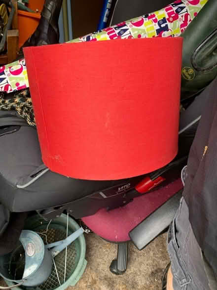 Photo of free Red lampshade (Braintree) #1