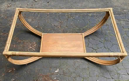 Photo of free bamboo coffee table (Watertown) #1
