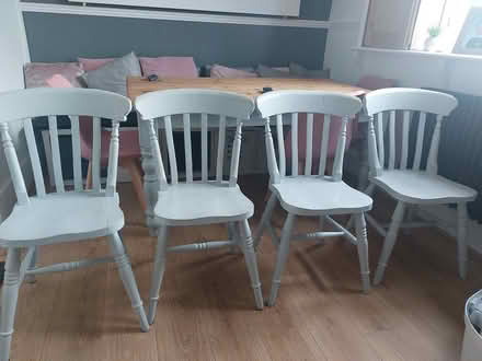 Photo of free Wooden chairs x 4 (Maidstone, ME15) #4