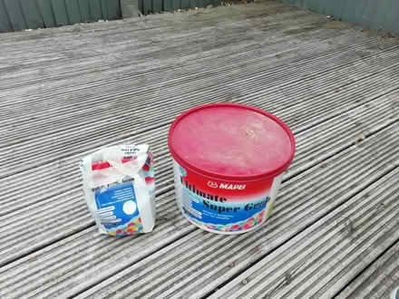 Photo of free Tile adhesive and groat (SE9) #1