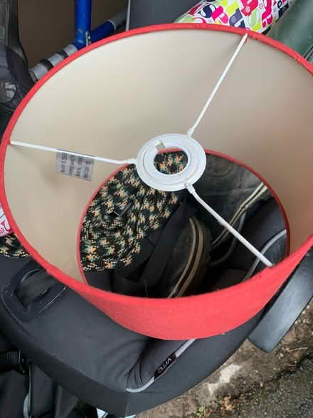 Photo of free Red lampshade (Braintree) #2