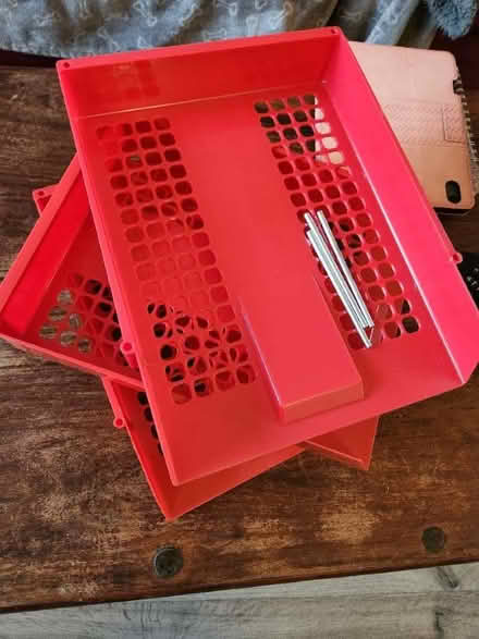 Photo of free 3 plastic trays for office (Acocks Green B27) #2