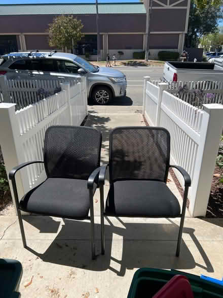Photo of free 2 metal, ergonomic office chairs (Homestead and Hollenbeck) #1