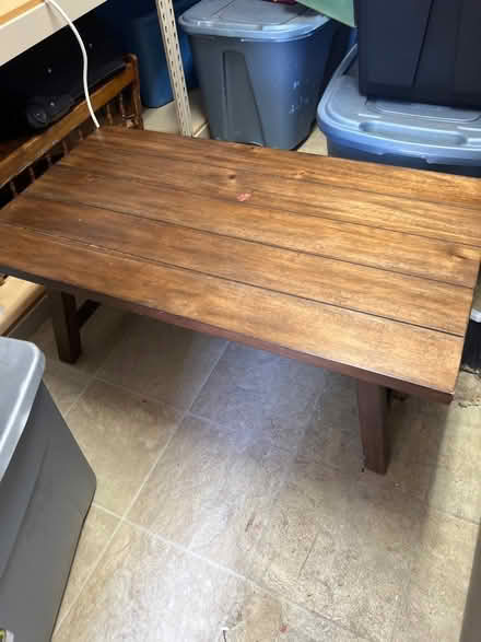 Photo of free Solid wood coffee table (Homestead and Hollenbeck) #3