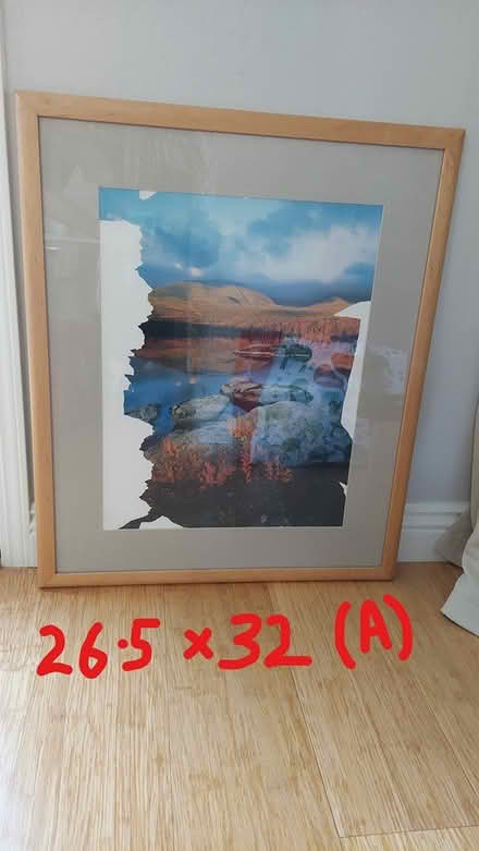 Photo of free 26.5x32 large picture frame (West San Jose) #1