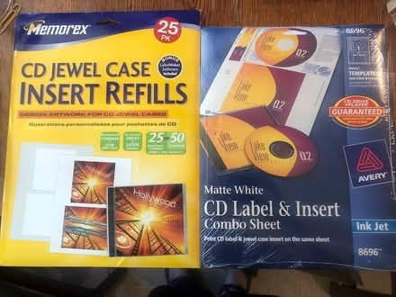 Photo of free CD Labels & Inserts (Near Pico-Robertson area) #1