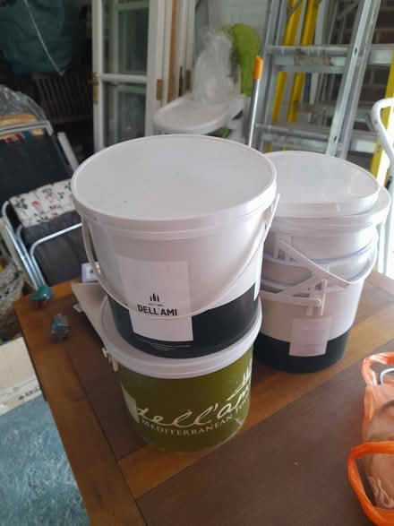 Photo of free Plastic buckets with lids (Central Presteigne) #1