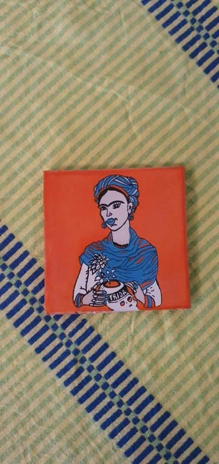 Photo of free Frida Kahlo Tile x1 (Cupar, KY15) #1