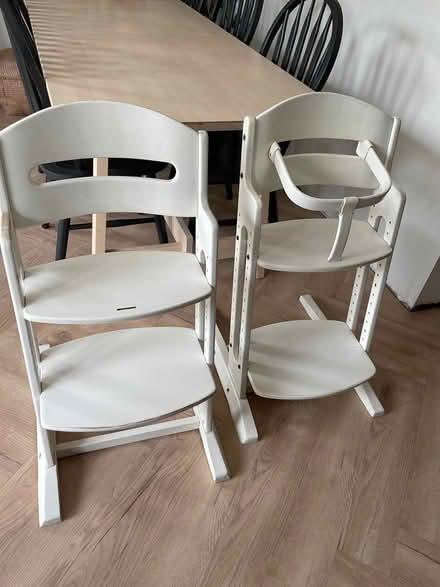 Photo of free 2 x Baby Dan wooden highchairs (Pembury TN2) #1
