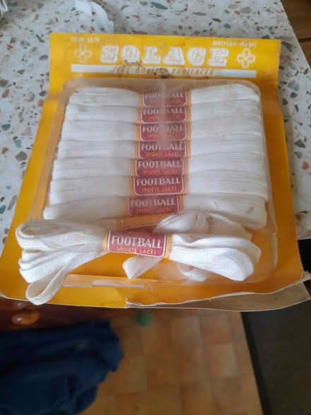 Photo of free White laces for football boots (Central Presteigne) #1