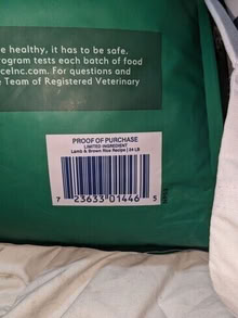 Photo of free new bag Natural Balance Dog food #2