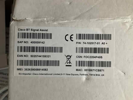 Photo of free Cisco NT Assist - new (Bohemia TN37) #2