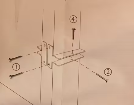 Photo of free Shelving brackets for exposed studs (Kemptville) #1