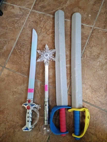 Photo of free 3 swords and a fairy wand (Heanor DE75) #1