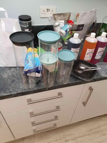 Photo of free Glass food storage cylinders (Mansfield Road NW3) #1