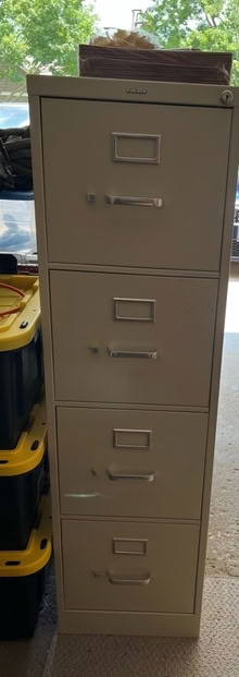 Photo of free Metal file cabinet -tall (Libertyville, IL) #1