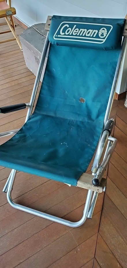 Photo of free Coleman camp Recliner (Hillview Road, West Danby) #1