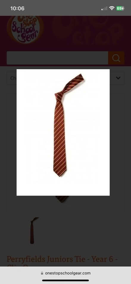 Photo of perryfields tie for year 6 (Chelmsford CM1) #1