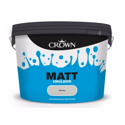 Photo of Crown ‘soft grey’ matt paint (Fen Drayton CB24) #1
