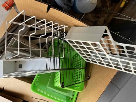 Photo of free Office items; large canvas; mirror (Springfield, VA Saratoga) #1