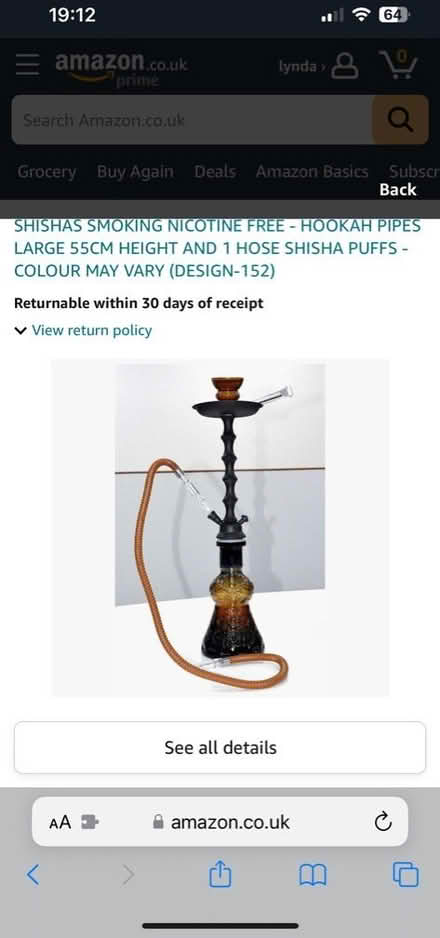 Photo of Shisha pipe set (Camberwell SE5) #1
