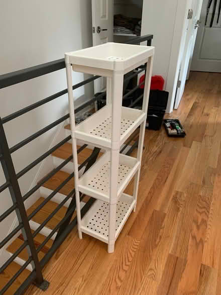 Photo of free Small plastic shelf unit (Queen Village) #1