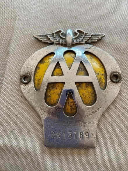 Photo of free AA metal car badge (Bridgnorth WV15) #1