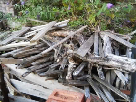 Photo of free Two wooden crates filled with wood (Great Meols CH47) #1