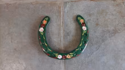 Photo of free Canal Boat Art Horse Shoe (Leyland PR25) #1