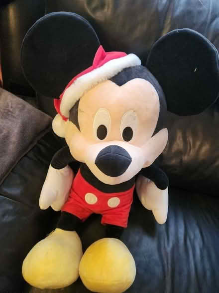 Photo of free 2ft Christmas Mickey Mouse soft toy (Acocks Green B27) #1