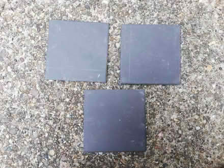 Photo of free Black ceramic floor tiles - 3 tiles (Sharrow Vale S11) #1