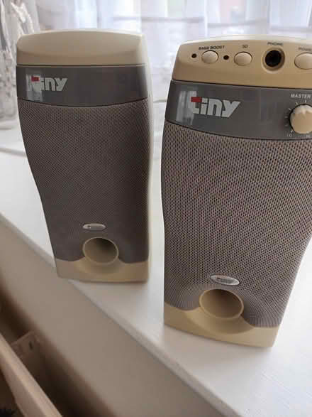 Photo of free Tiny's speakers (Baldock, Clothall Common SG7) #1