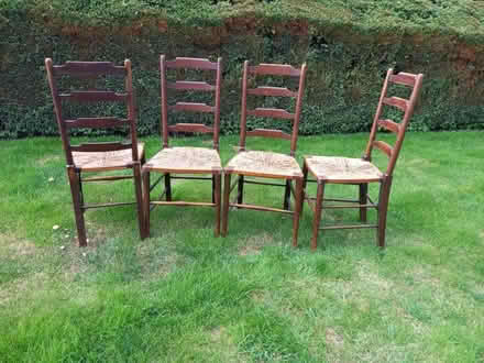 Photo of free oak ladder back chairs (Bransford WR6) #1