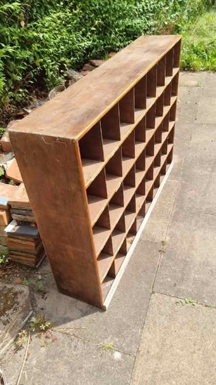 Photo of free Vintage Pigeon Hole Storage Cabinet (Great Northern Road DE1) #1