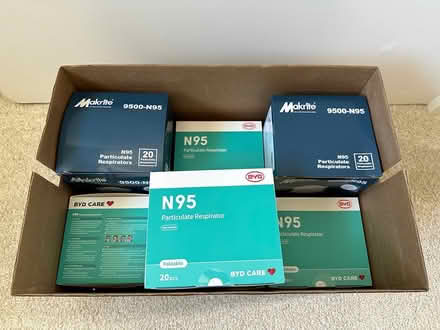 Photo of free Boxes of Expired N95 Masks (Near El Camino & Hollenbeck) #1