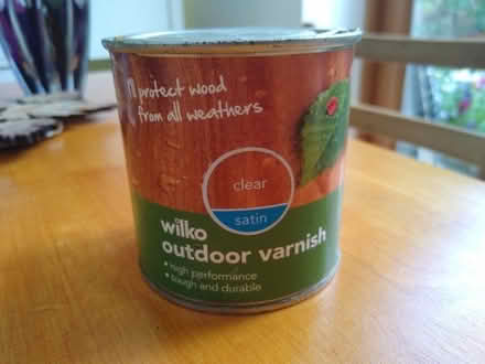 Photo of free 2 partially used tins of clear varnish (Hotwells BS8) #2