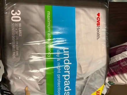 Photo of free Miscellaneous incontinence supplies (Chesterbrook Rd & N Albemarle) #1