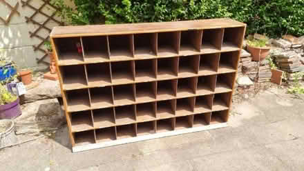 Photo of free Vintage Pigeon Hole Storage Cabinet (Great Northern Road DE1) #2