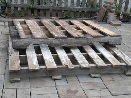 Photo of free 2 pallets - firewood? (Pawtucketville / Lowell) #1