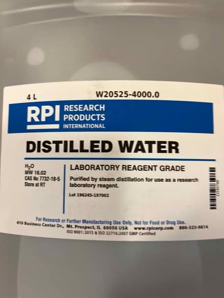 Photo of free Distilled water (Chesterbrook Rd & N Albemarle) #1
