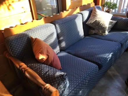 Photo of free vintage maple frame sofa (Catskill / Athens) #1