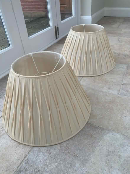 Photo of free 2 cream lampshades (RH5) #1