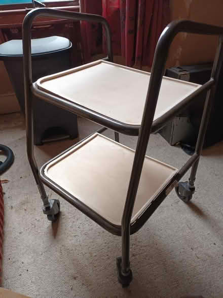 Photo of free Two shelved trolley on wheels (Fairfield L7) #1