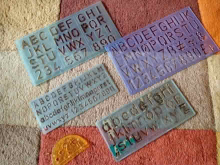 Photo of free Several alphabet stencils (The Grange EH9) #1
