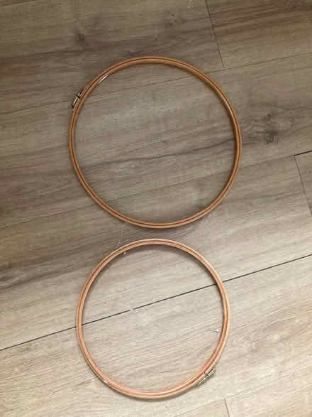 Photo of free Two embroidery hoops (Broomhill G11) #1