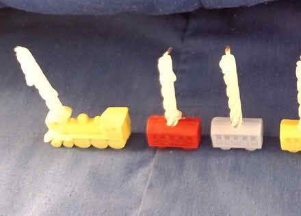 Photo of free Train Candle Holders For Birthday Cake (CT6) #1