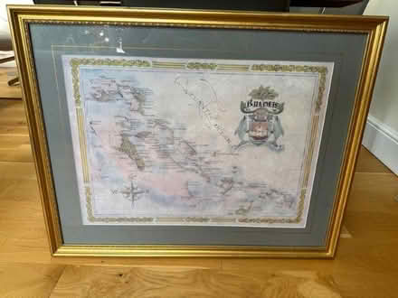 Photo of free Framed print map of the Bahamas (Charlton OX12) #1
