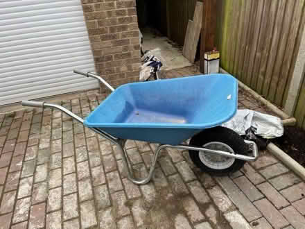 Photo of free Wheelbarrow ( flat tyre) (Saham Toney IP25) #1